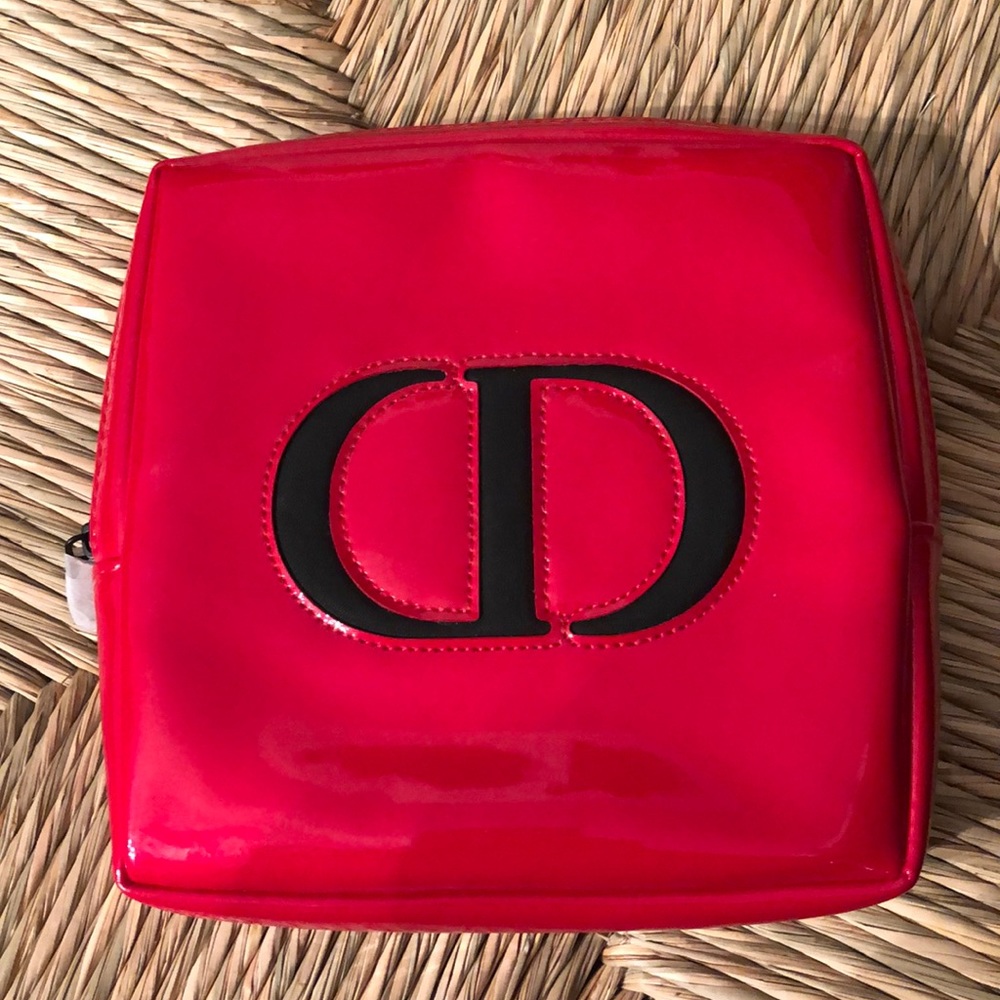 Christian Dior zip makeup bag